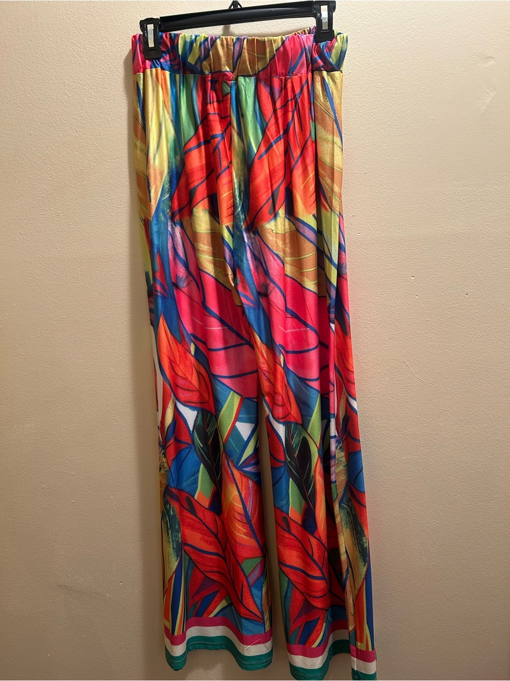 Vibrant Tropical Print Maxi Skirt - Multicolor